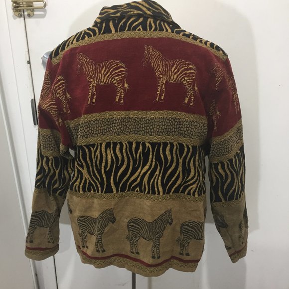 VINTAGE TANTRUMS ANIMAL PRINT JACKETS SIZE M - Picture 3 of 9